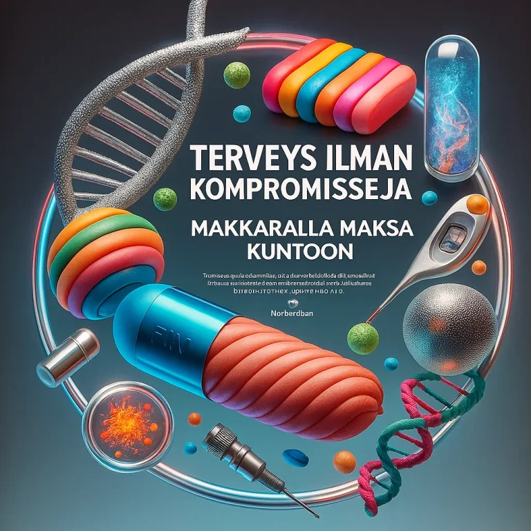 Terveyttä purkista ja makkarasta