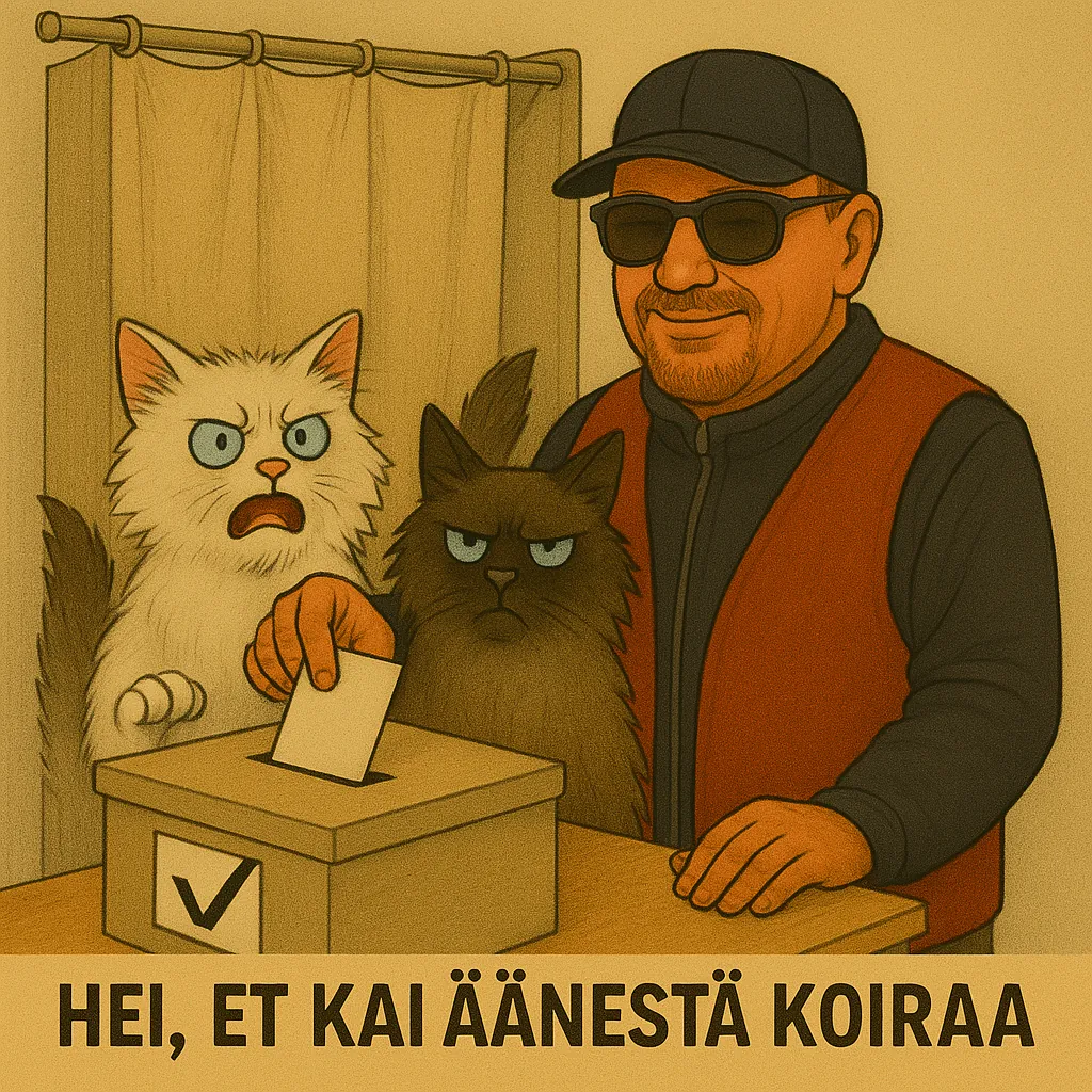 Kissoilla on vahva n&auml;kemys, vaikka &auml;&auml;nestysoikeus puuttuu.