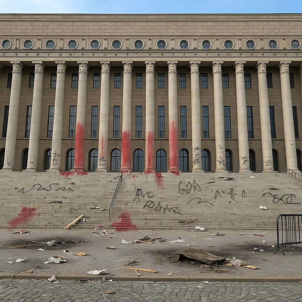 Eduskunnan tuhrijat nakertavat yhteiskunnan perustaa