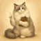 Ragdoll-kissa Toivo